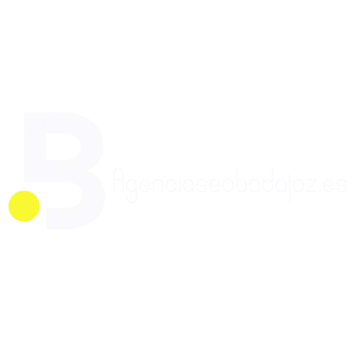 logo agencia seo Badajoz blanco